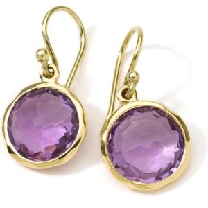 Ippololita authentic gold and amethyst earrings